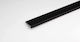 PVC Ecke Profil 30x20mm/2m Schwarz Satin