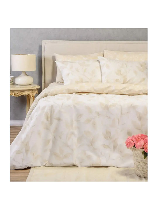 Melinen Pearl Σετ Σεντόνια Υπέρδιπλα με Λάστιχο 160x200+32εκ. 4 (4τμχ)