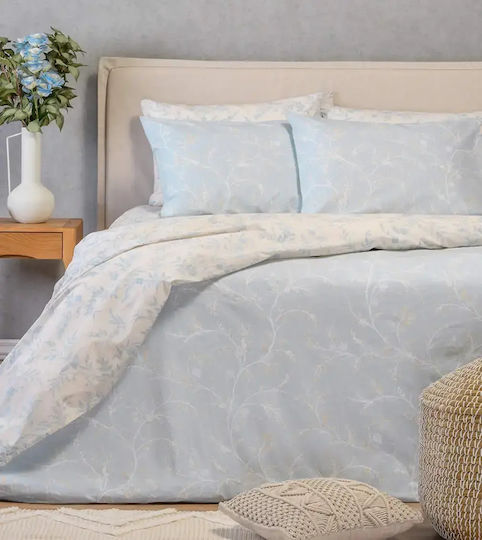 Melinen Sienna Set Cearceafuri de Pat Super Dublu cu Elastic 160x200+32cm 4 Bucăți