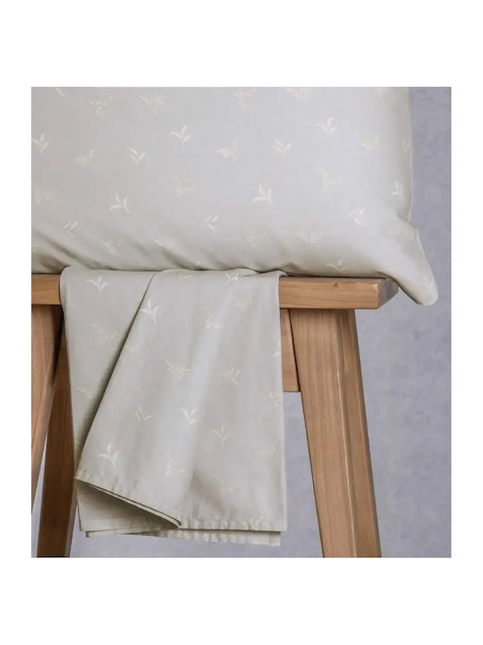 Melinen Spring Set Sheet with 2 Pillowcases Sup...
