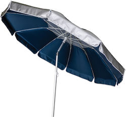 Lianos Strandsonnenschirm 2m Silber Blau Lianos Strandsonnenschirm 2m Silber Blau