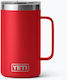 Yeti Yeti Thermosflasche Rostfreier Stahl BPA-frei 710ml Rettungsrot