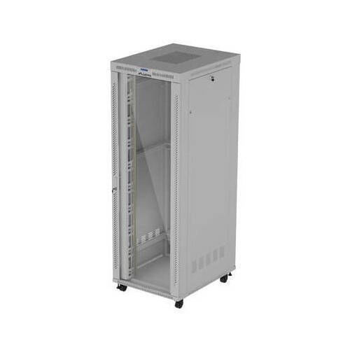 Lanberg Επιδαπέδια Καμπίνα Rack 19U 80x100cm Γκρι FF01-8047-12SL