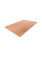 Rechteckiger Baumwoll-Teppich Peach 120x170cm