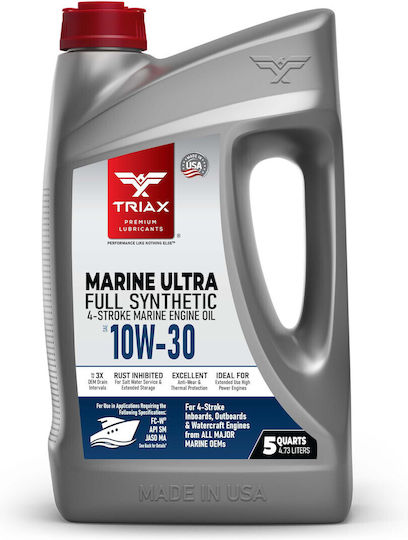 Triax Marine Ultra 10W-30 Ulei Sintetic Pentru Bărci 4T 4.73lt