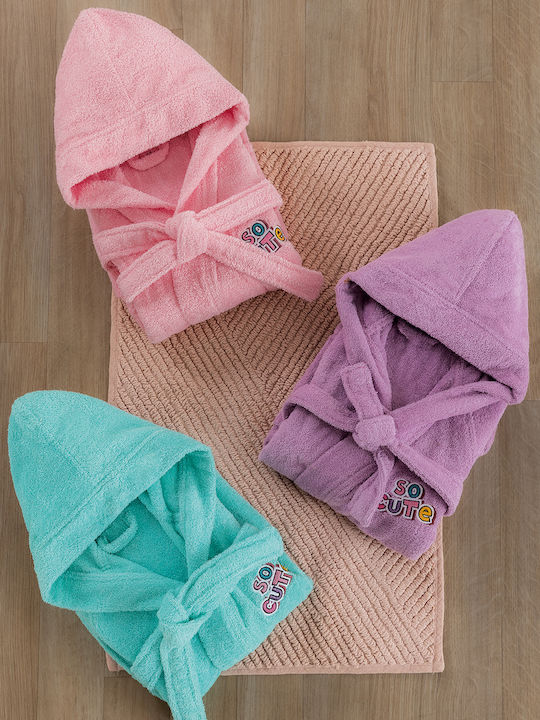 Palamaiki Παιδικό Μπουρνούζι Cute Cute Pink με ...