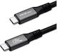 Usb-c 4.0 Cable Usb-c 4.0 1m Pd 240w 4k 8k 40gbps Thunderbolt 3 Thunderbolt 4 Qoltec 50669