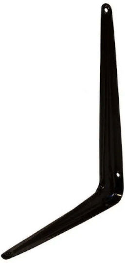 Element-System Corner Shelf Made of Metal in Black Colour