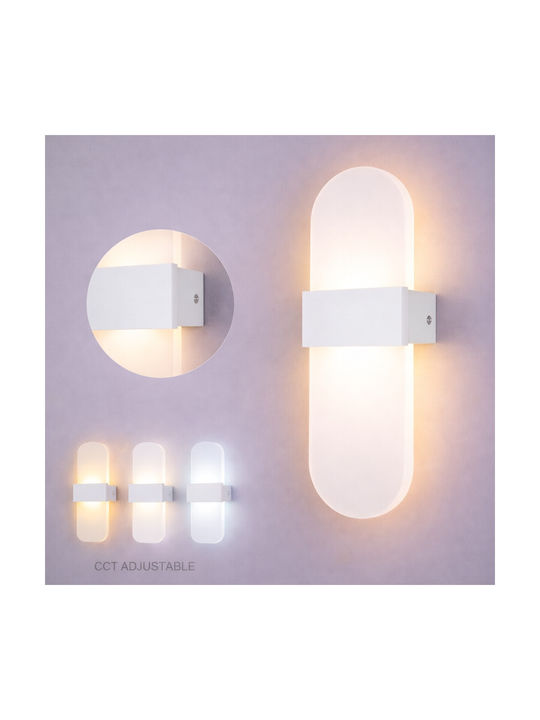 VenCore Φωτιστικό Τοίχου LED Λευκό 5x30εκ. VenCore Φωτιστικό Τοίχου LED Λευκό 5x30εκ.