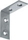 Haefele Raft De Colț Din Metal Gri 60x60mm 4 Bucăți