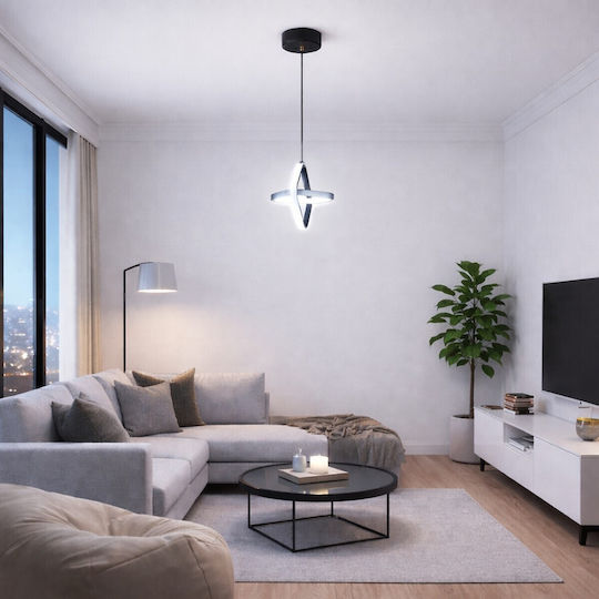 VenCore LED Ceiling Light Black 22x22x24cm VenCore LED Ceiling Light Black 22x22x24cm