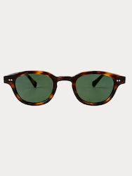 Epos Bronte2 Sunglasses Brown with Horn-Rimmed Frame