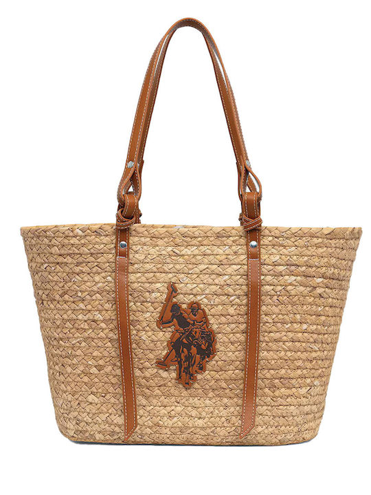 Assn Women's Shoulder Shopper Bag Beige