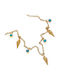 Arteon Necklace From Gold Plated Silver Turquoise