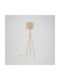 VenCore Lampadar de Podea Înălțime 160xLungime 40cm cu Bază pentru Bec E27 Auriu