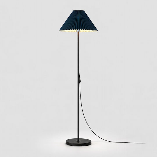 VenCore Floor Lamp Height 150x35cm with Lamp Bulb Base E27 Black