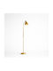 VenCore Floor Lamp H150xL23cm with Socket for E27 Bulb Gold