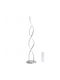 VenCore LED Floor Lamp H125xL25cm with Warm to Cool White Light Silver