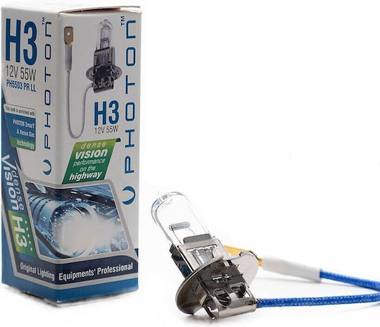 Photon Λάμπα Αυτοκινήτου H3 Αλογόνου 12V 55W