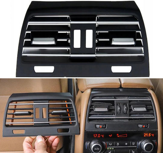 Luftschacht BMW Serie 7 F01 2008-2015 Hinteres Mittellüftungsgitter Chrom Cac1010c