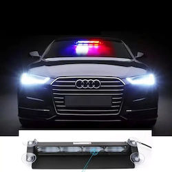 Epagelmatikos Faros Parbriz Hyper2 LED Albastru Roșu Strobe Semnalizare 12/24V 12 Hypersmd LED 18000lm Tc-409 Epagelmatikos Faros Parbriz Hyper2 LED Albastru Roșu Strobe Semnalizare 12/24V 12 Hypersmd LED 18000lm Tc-409