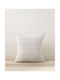 Nima Nora Decorative Pillow Case Made of 100% Cotton Beige 45x45cm