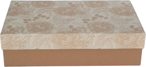 DS Boxes Κουτί για Δώρο Μπεζ 33.5x9.5x20εκ.