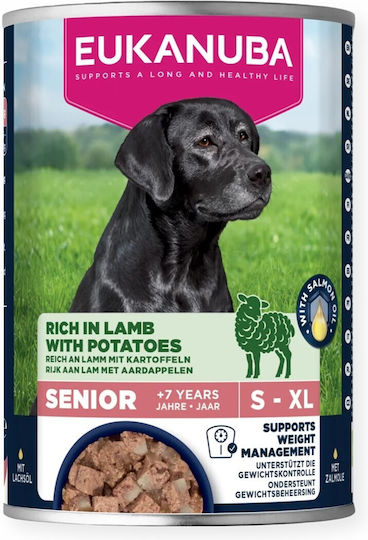 Eukanuba Wet Food For Elderly Dogs With Lamb And Potatoes Grain-Free 400gr