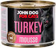 John Dog Nasses Katzenfutter mit Türkei ohne Getreide 200g
