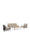Oblivion Garden & Outdoor Furniture Set 4 Pieces Anthracite