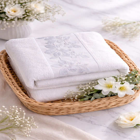 Kotonia Home Facecloth 50x90cm White Weight 420gsm