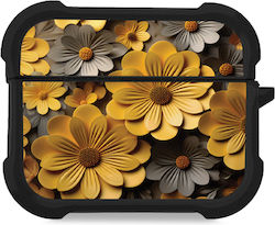 Sonique 3d Flower Series Θήκη Σιλικόνης σε Κίτρινο χρώμα για Apple AirPods Pro 3