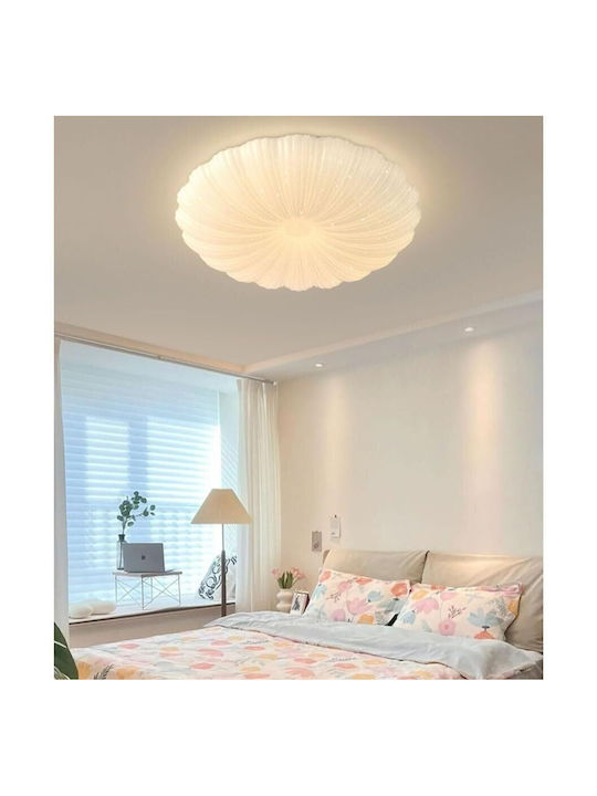 Led Таванна Лампа Margareta 23 См 22w 3000k 4000k 6000k Бял Метал Акрил Led Таванна Лампа Margareta 23 См 22w 3000k 4000k 6000k Бял Метал Акрил