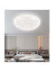Plafonieră Led Stele 35 Cm 32w 3000k 4000k 6000k Alb Metal Acril