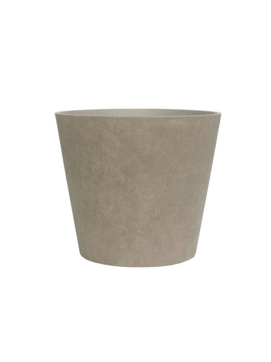 Harmony Skiathos Γλάστρα Taupe 50x50x44.5εκ.