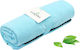 Πετσέτα Microfiber Σώματος Τιρκουάζ 160x90εκ.