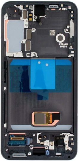 Samsung S901b Galaxy S22 Lcd Дисплей + Тъч Модул + Преден Капак Фантом Черен Service Pack
