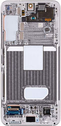 Samsung S901b Galaxy S22 Lcd Display + Touch Unit + Front Cover Phantom White Service Pack Samsung S901b Galaxy S22 Lcd Display + Touch Unit + Front Cover Phantom White Service Pack