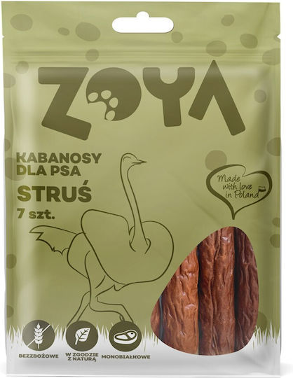 Zoya Σαλάμι Σκύλου Διαίτης με Στρουθοκάμηλο και Κρέας 7τμχ