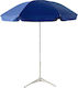 ArteLibre Folding Beach Umbrella Diameter 2m Blue