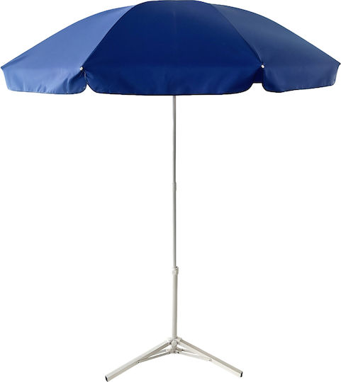 ArteLibre Folding Beach Umbrella Diameter 2m Blue
