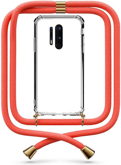 Θήκη Κινητού Διάφανη Κορδόνι Coral Oneplus 8 Pro