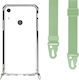 Husă Telefon Transparentă Curea Pistachio Green Huawei Y6s