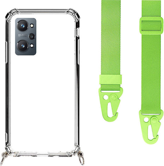 Handyhülle Transparent Lime Green Realme GT Neo 2