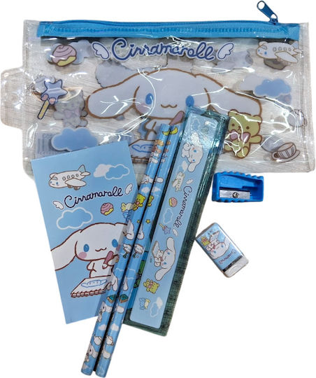 Cinnamoroll Stationery Set Pencil Case Pencils Ruler Sharpener Eraser