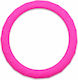 Car Steering Wheel Cover Pink 37-39cm PVC & Rubber Anti-Slip Universal Grip