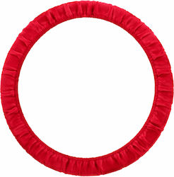 Car Steering Wheel Cover Red 37-39cm Pvc & Rubber Anti-Slip Universal