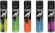 Clipper Winddichter Feuerzeug Flamme Jet Verschiedene Designs