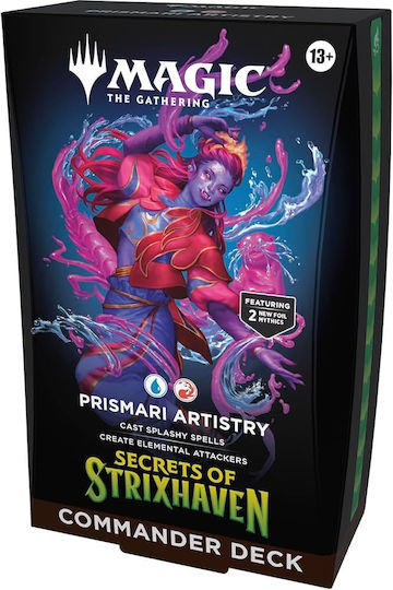 Wizards of the Coast Secrets of Strixhaven Commander Deck Magic: The Gathering Commander Deck Prismari Artistry (EN)