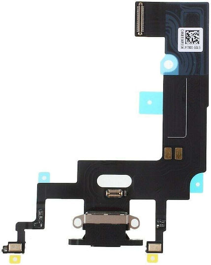 Charging Port Flex Iphone Xr Black Oem